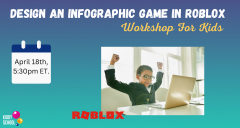 Free Workshop-Design an Infographic Game in Roblox