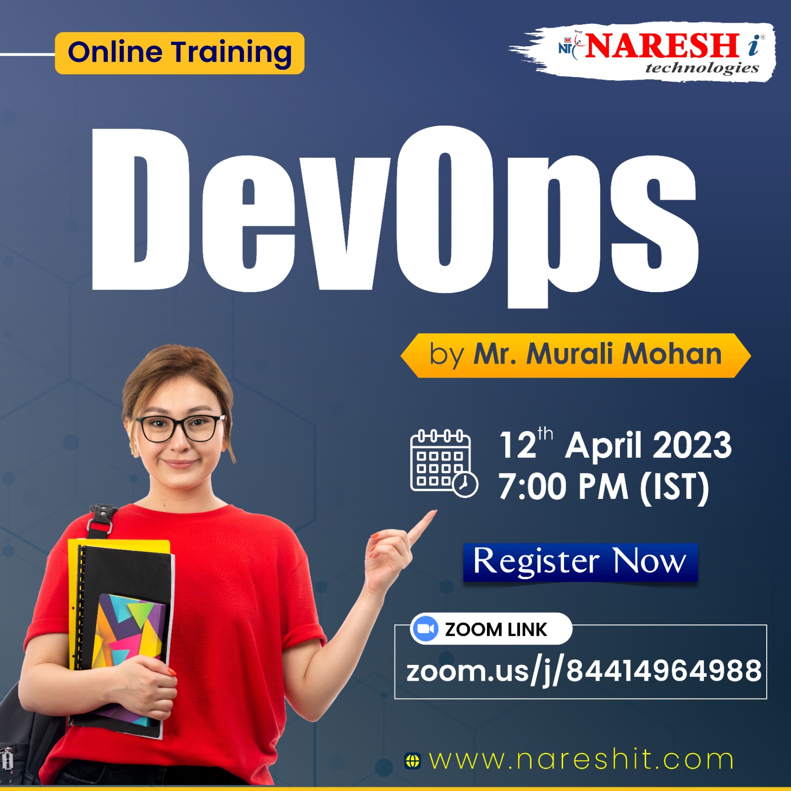 N0.1 Training institute for Devops in india 2023 NareshIT, Online Event