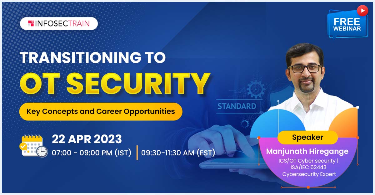 Free Webinar Transitioning to OT Security: Key Concepts and Career Opportunities, Online Event
