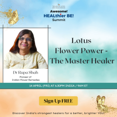 FREE Masterclass:  Lotus Flower Power - The Master Healer with Dr. Rupa Shah
