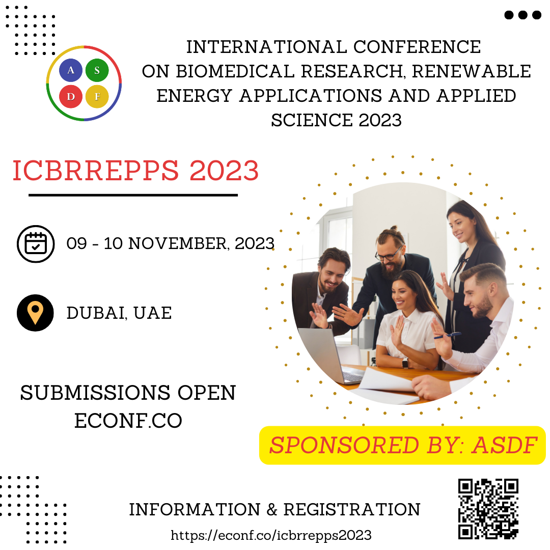 International Conference On Biomedical Research, Renewable Energy Applications And Applied Science 2023, Dubai, United Arab Emirates