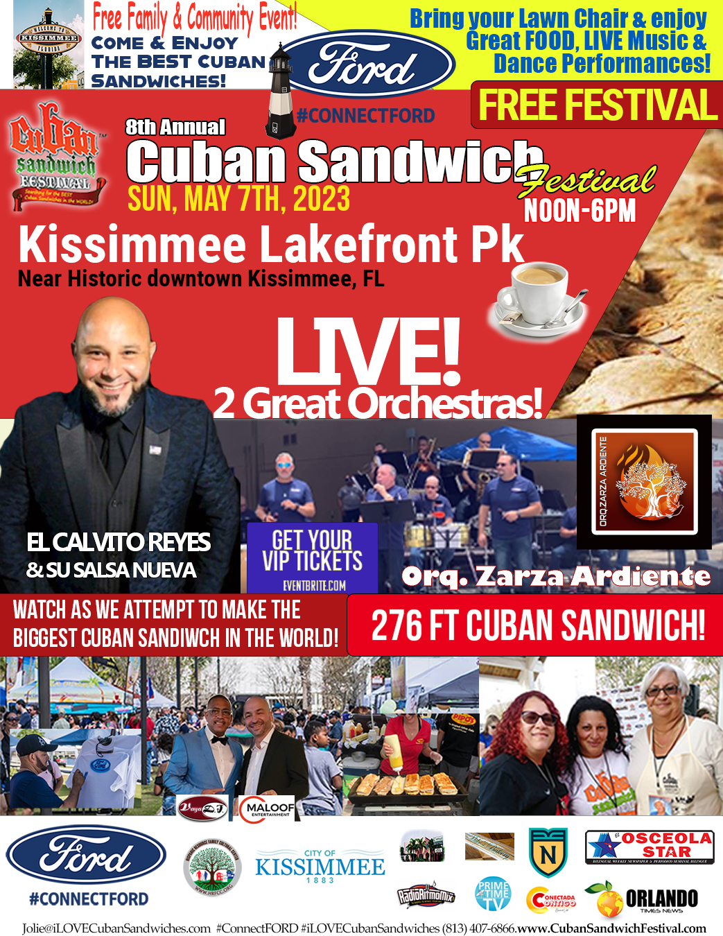 Kissimmee 8th Annual Ford Cuban Sandwich Festival, Kissimmee, Florida, United States