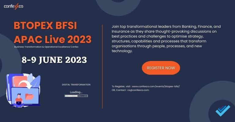 The Business Transformation Conference For BFSI, Online Event