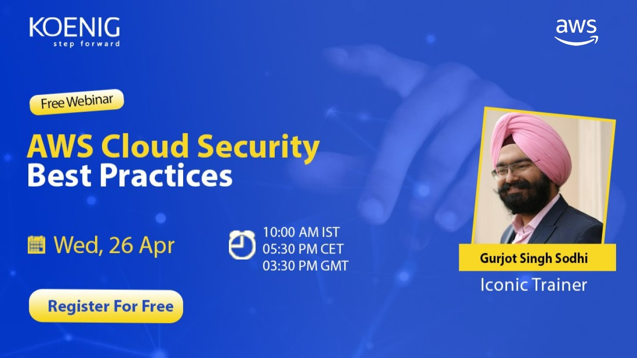 AWS Cloud Security Best Practices, Online Event