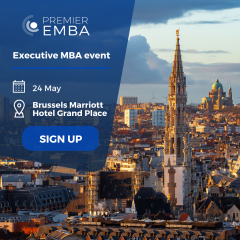 Premier EMBA event in Brussels