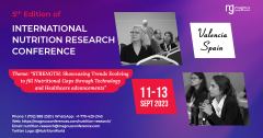5th Edition of International Nutrition Research Conference