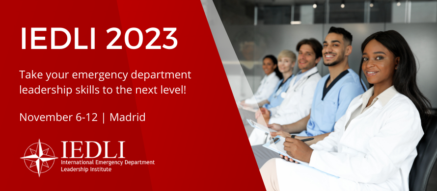 International Emergency Department Leadership Institute (IEDLI) 2023, Madrid, Comunidad de Madrid, Spain