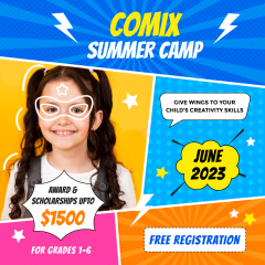 Comix Summer Camp - Register & Win Up To $1500 Worth Of Awards