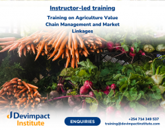 Training on Agriculture Value Chain Management and Market Linkages