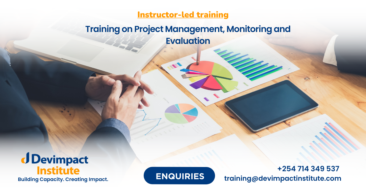 Training on Project Management, Monitoring and Evaluation, Devimpact Institute, Nairobi, Kenya