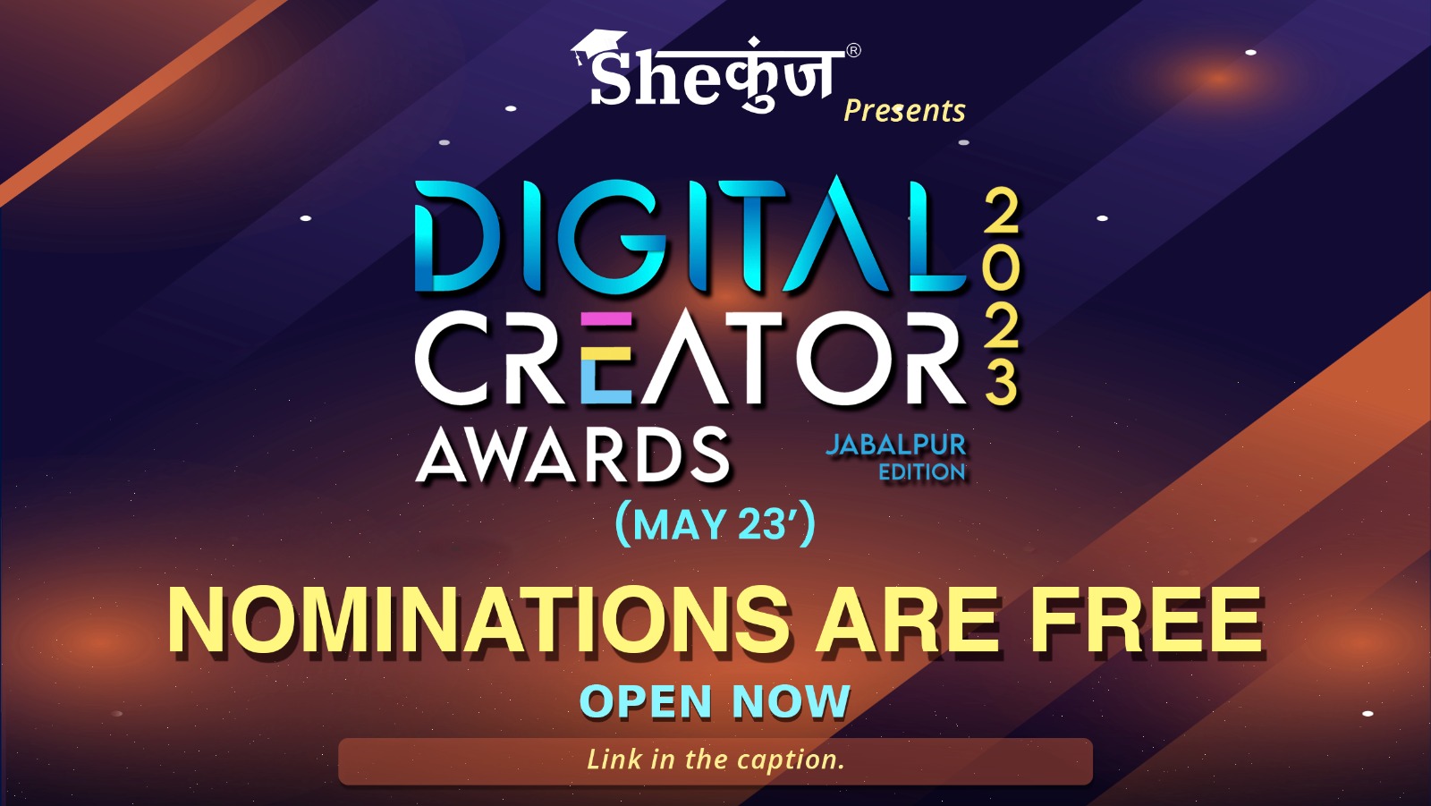 SheKunj Digital Creator Awards Jabalpur Edition 2023, Jabalpur, Madhya Pradesh, India