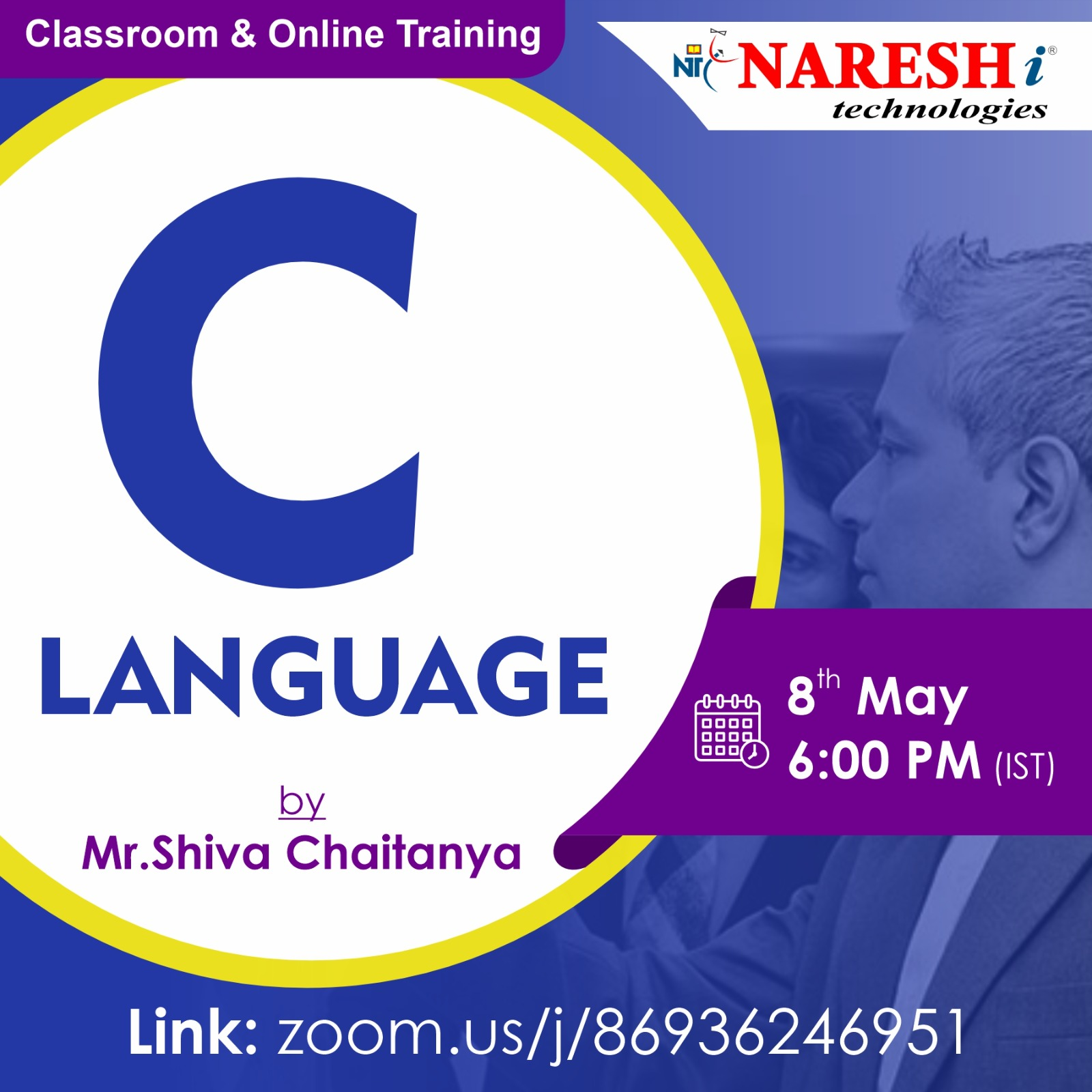 Free Online Demo On C Language by Mr. Shiva Chaitanya | NareshIT, Online Event