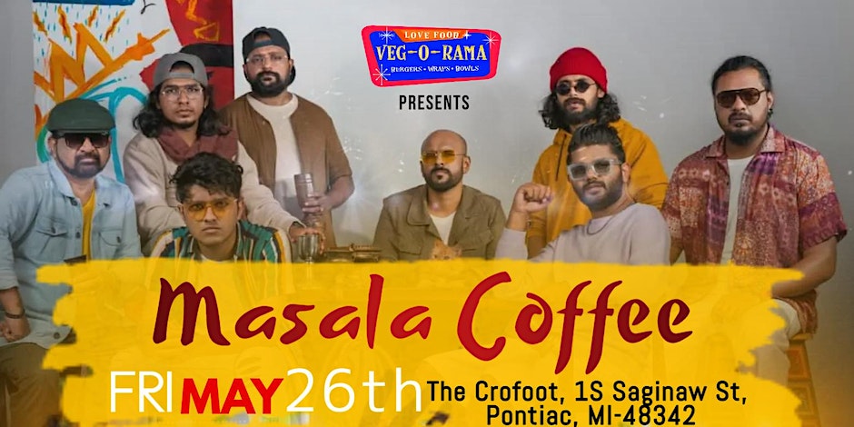 MASALA COFFEE LIVE IN DETROIT, Oakland, Michigan, United States