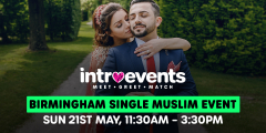 Muslim Marriage Events Birmingham for Ages 21-35.