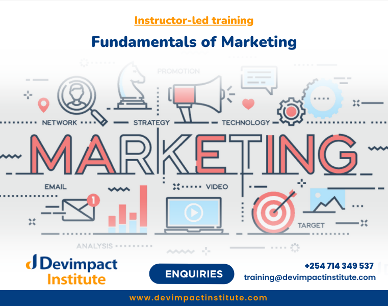 Training on Fundamentals of Marketing, Devimpact Institute, Nairobi, Kenya