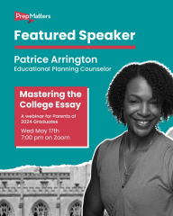 Mastering the College Essay: A Webinar for Parents of 2024 Graduates