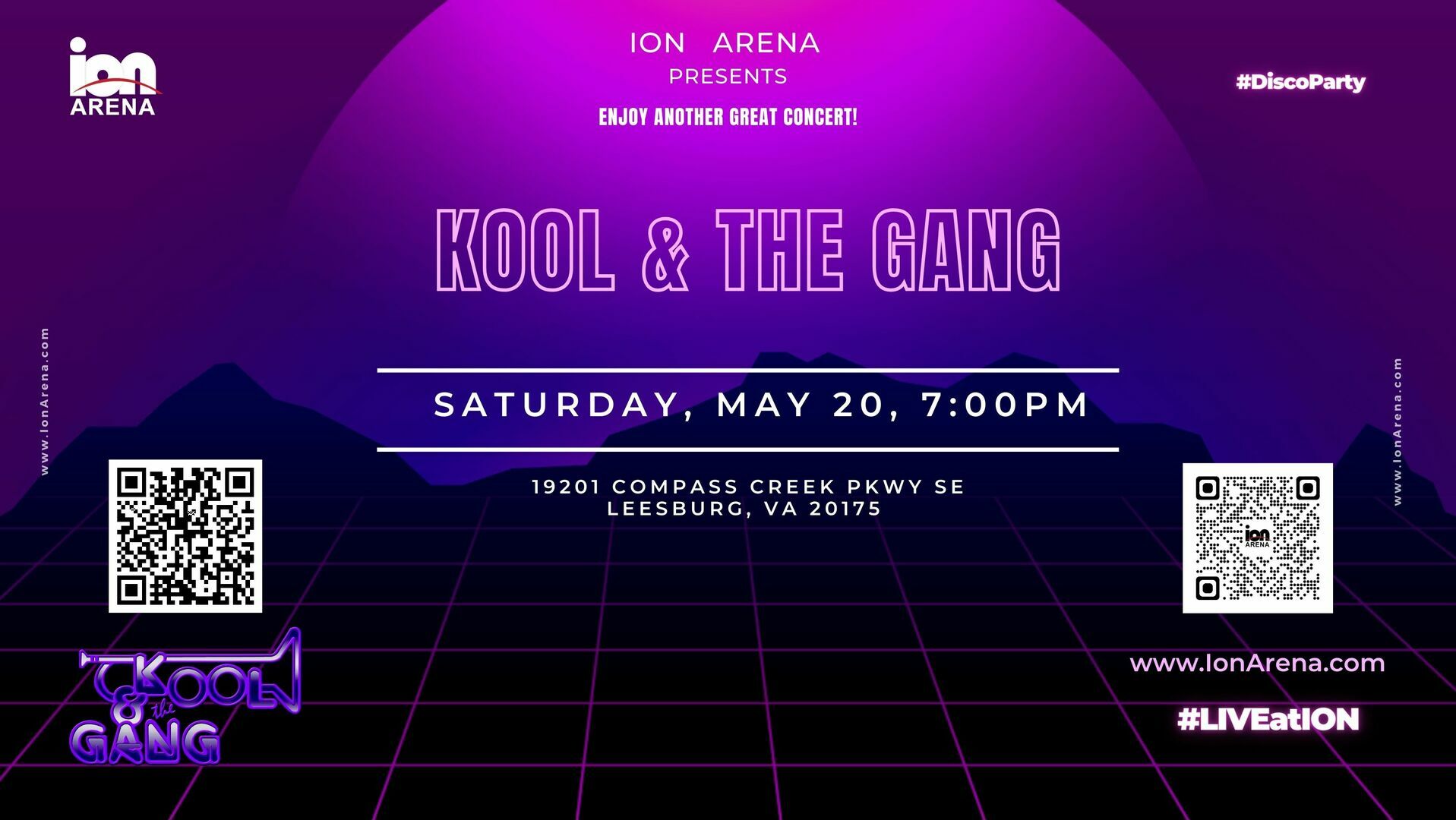 Kool and The Gang at Ion Arena in Leesburg May 20th, Leesburg, Virginia, United States