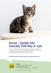 Cats Protection Bazaar / Jumble Sale