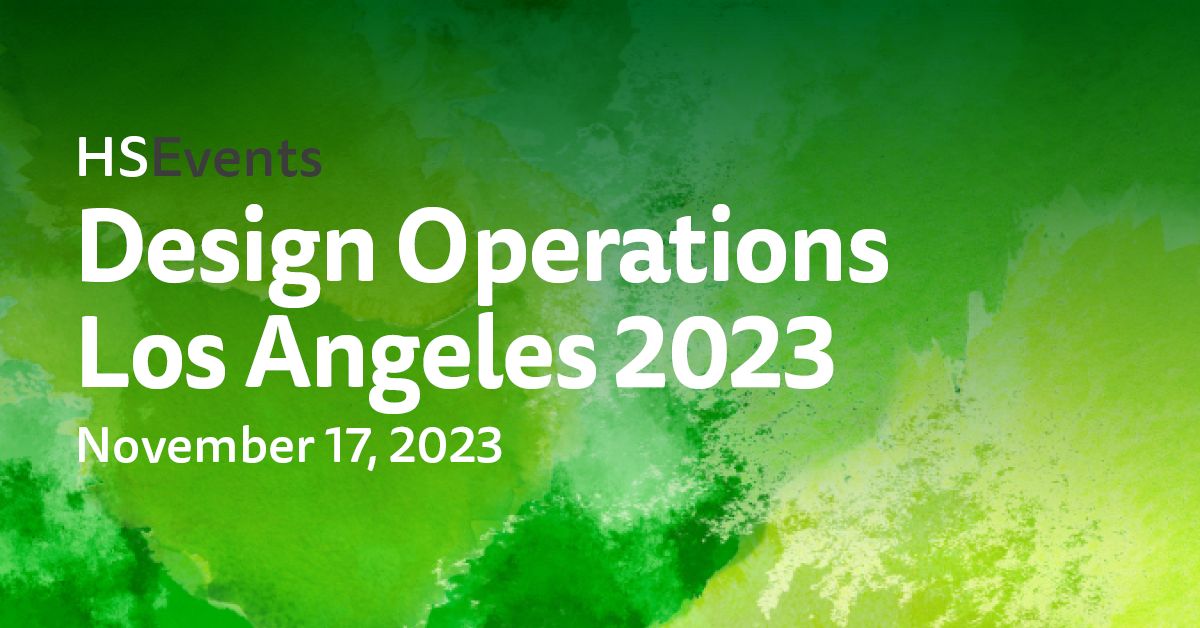 Design Operations Los Angeles 2023, Los Angeles, California, United States