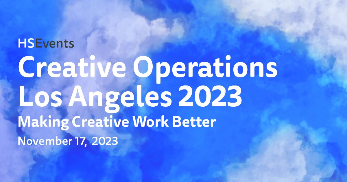 Creative Operations Los Angeles 2023, Los Angeles, California, United States