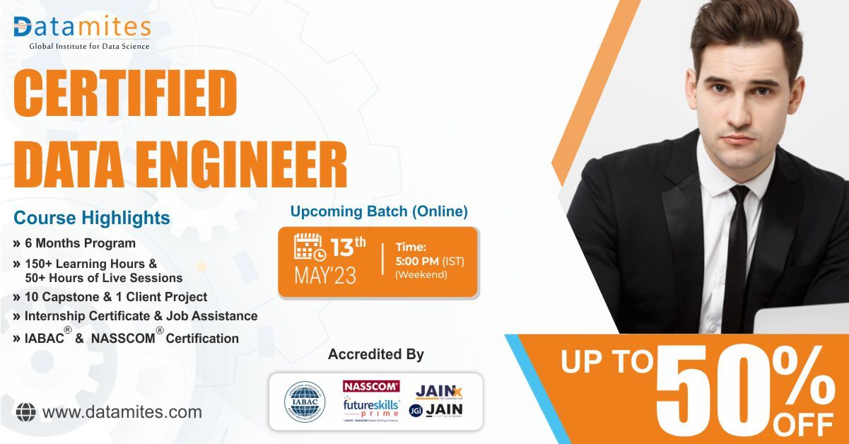 Certified Data Engineer Course In Indore, Online Event
