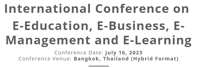 International Conference on E-Education, E-Business, E-Management and E-Learning, Bangka, Bangka-Belitung, Indonesia
