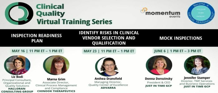 Clinical Quality Virtual Training Series, Online Event