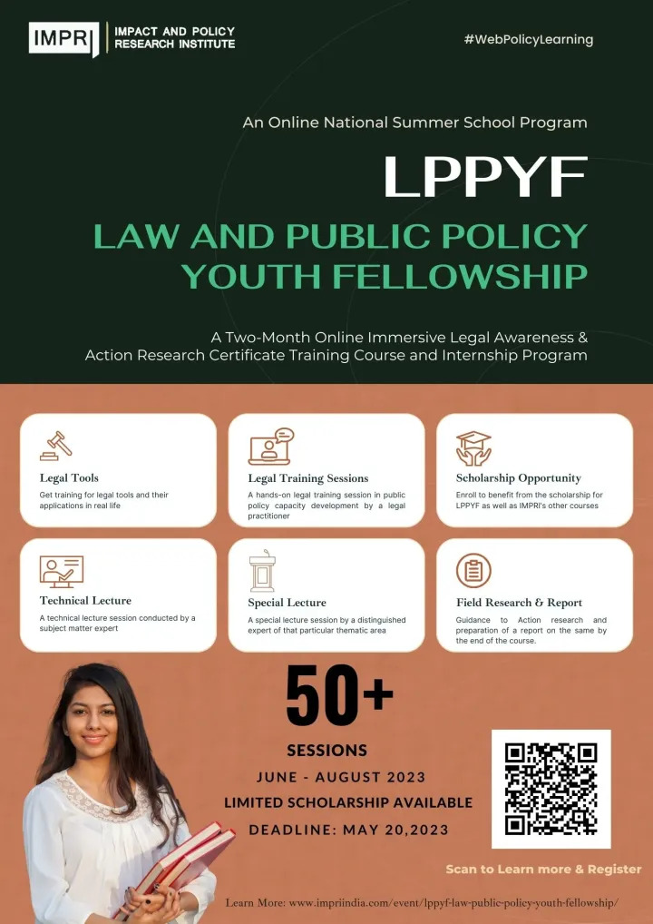 LPPYF Law and Public Policy Youth Fellowship, Online Event