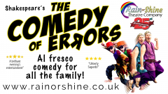 The Comedy of Errors at Cawley Hall Leominster on Saturday 3rd June
