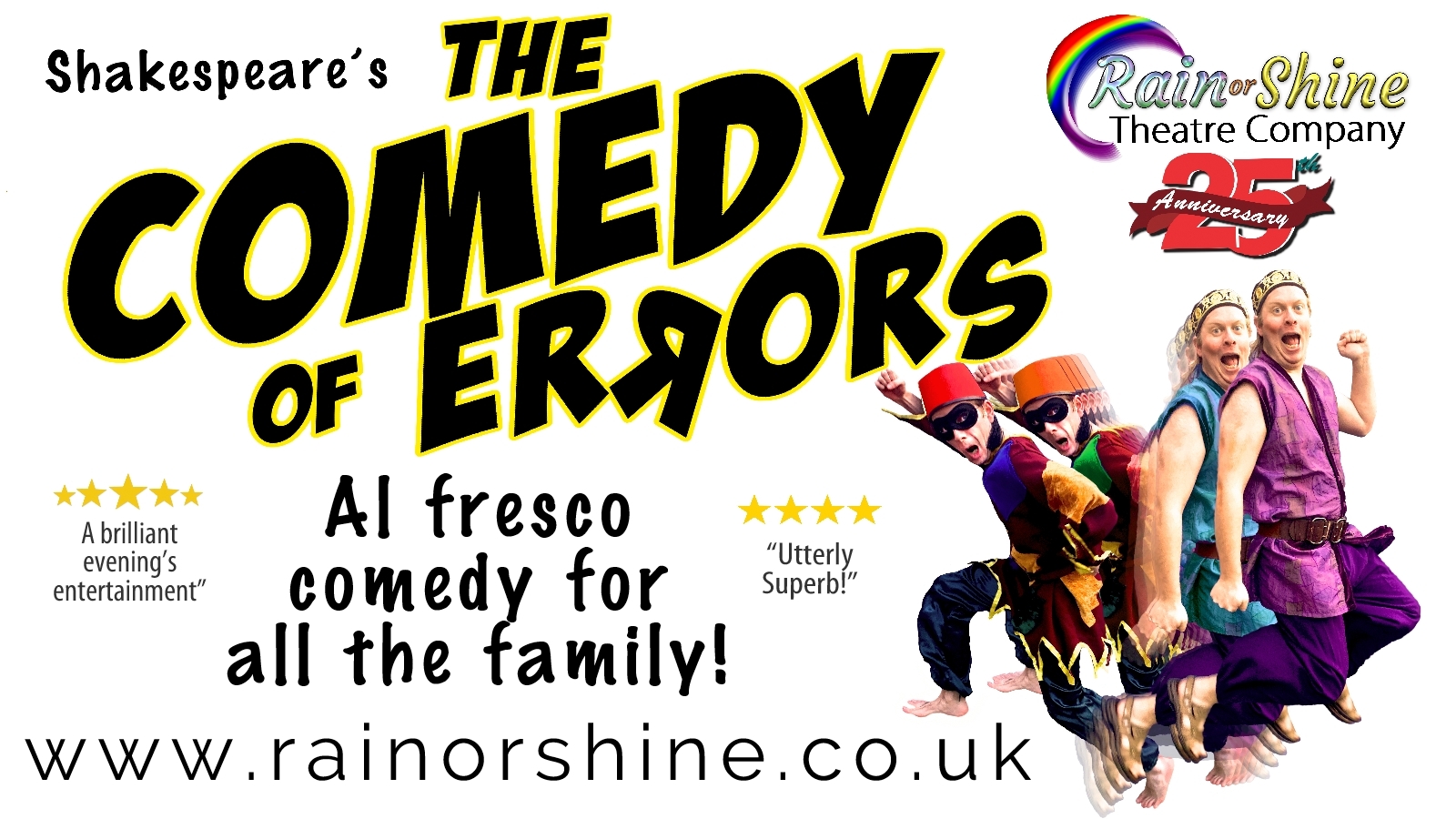 The Comedy of Errors at Wenlock Priory, Shropshire - Sunday 23rd July, Much Wenlock, England, United Kingdom