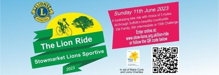 Lions Charity Sportive Cycle Ride through Suffolk Villages, Bury Saint Edmunds, England, United Kingdom