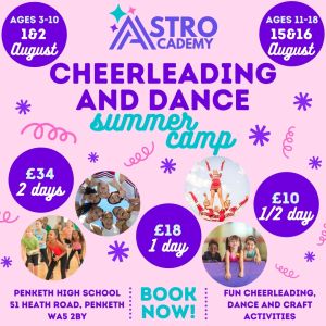 Astro Academy - Cheerleading and Dance Summer Camp, Warrington, England, United Kingdom