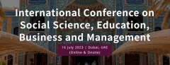 International Conference on Social Science, Education, Business and Management