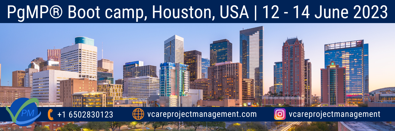PgMP Program Management Professional Houston- vCare Project Management, Houston, Texas, United States