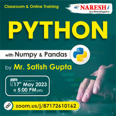 Free Online Demo On Python by Mr.Satish Gupta NareshIT