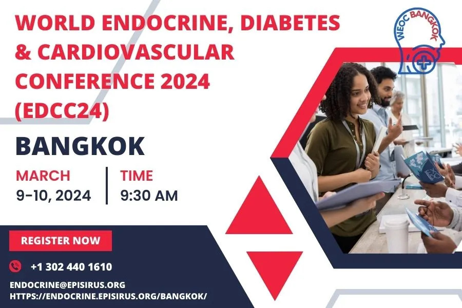 2024 World Endocrine, Diabetes & Cardiovascular Conference, Thailand, Bangkok, Thailand