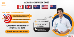 Admission Week - 22nd to 27th May, 2023