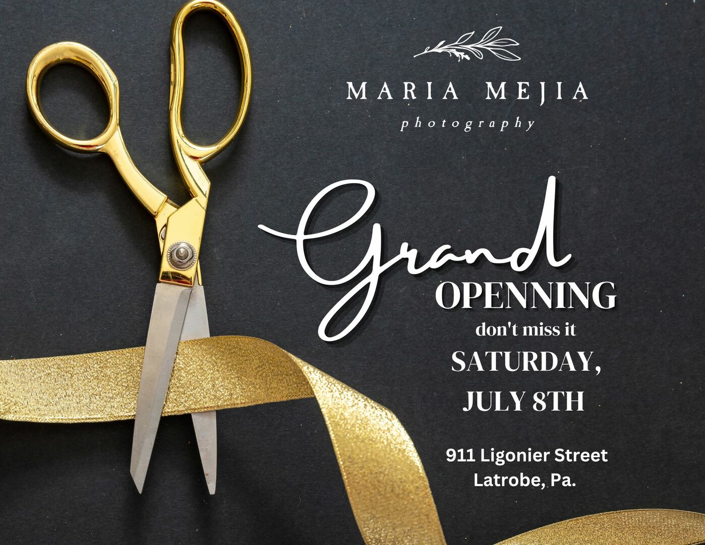 Maria Mejia Photography Grand Opening, Latrobe, Pennsylvania, United States