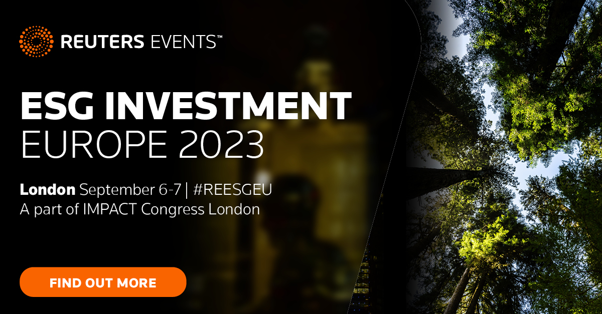 Reuters Events: ESG Investment Europe 2023, London, United Kingdom