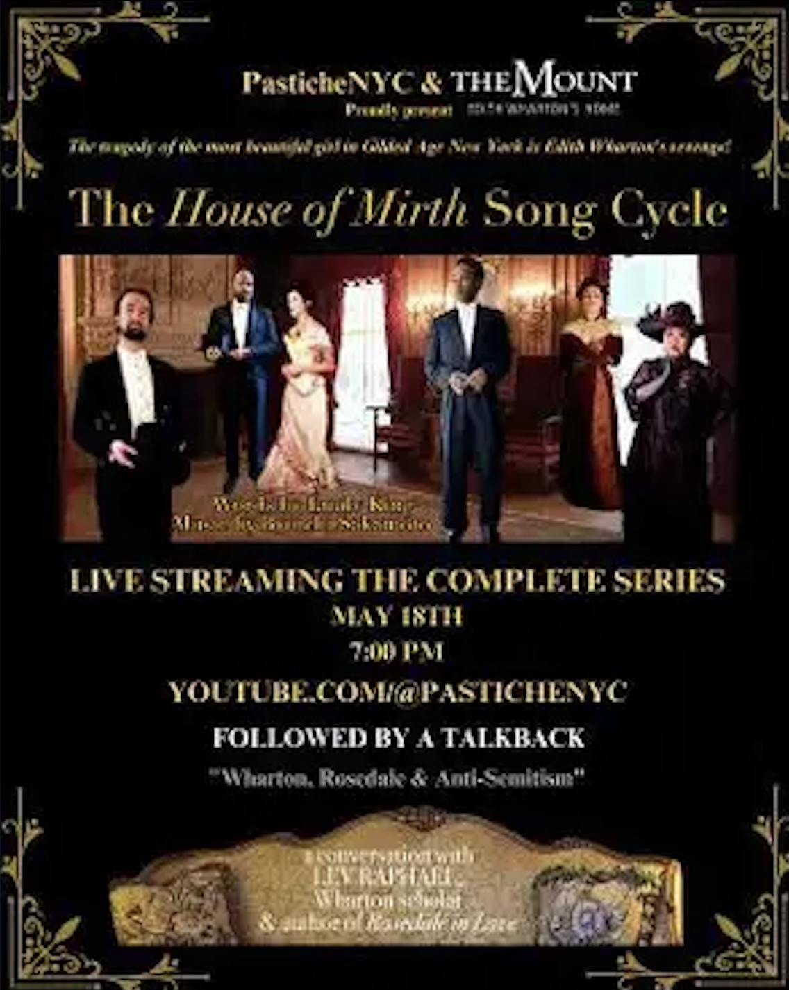 THE HOUSE OF MIRTH SONG CYCLE, Online Event