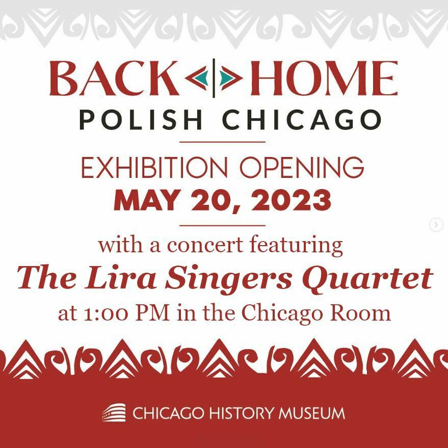 The Lira Singers at the Chicago History Museum's new exhibit on the History of Poles in Chicago, Chicago, Illinois, United States