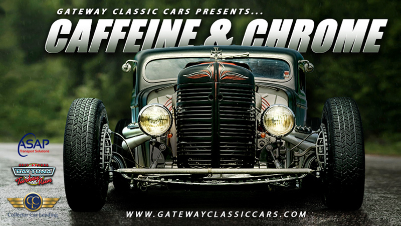 Caffeine and Chrome - Classic Cars and Coffee at Gateway Classic Cars of St. Louis, O'Fallon, Illinois, United States