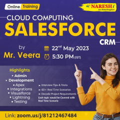 Free Demo On Salesforce CRM By Mr. Veera in NareshIT