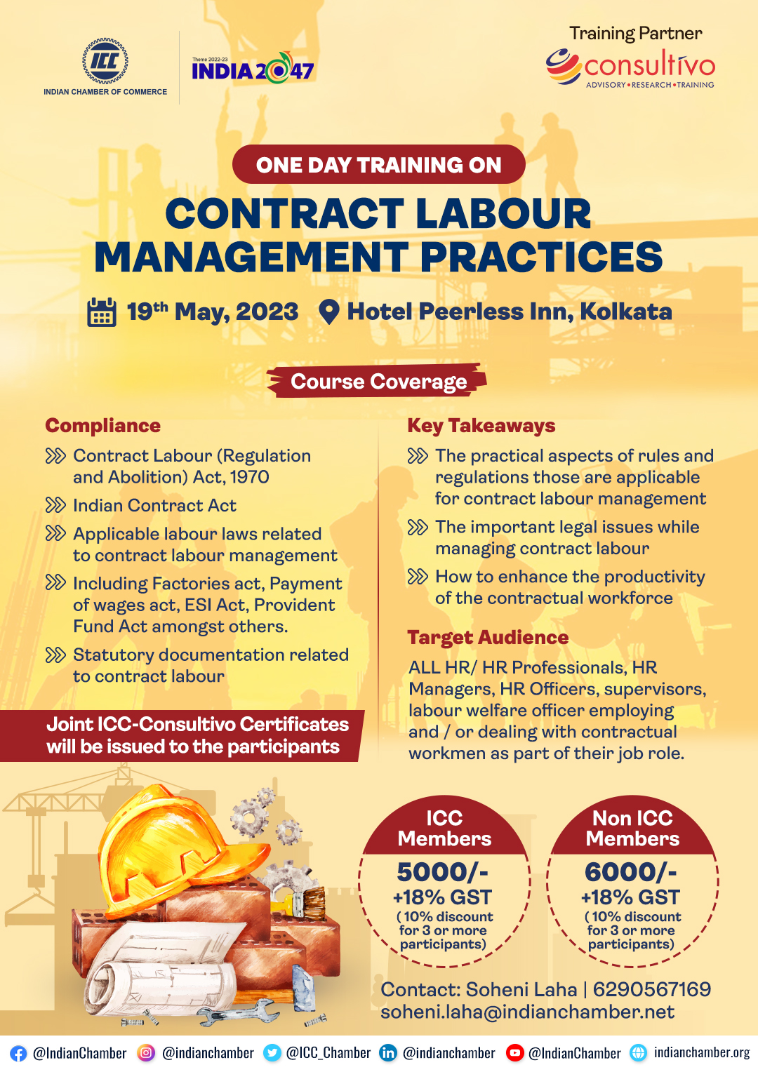Contract Labour Management Practices, Kolkata, West Bengal, India