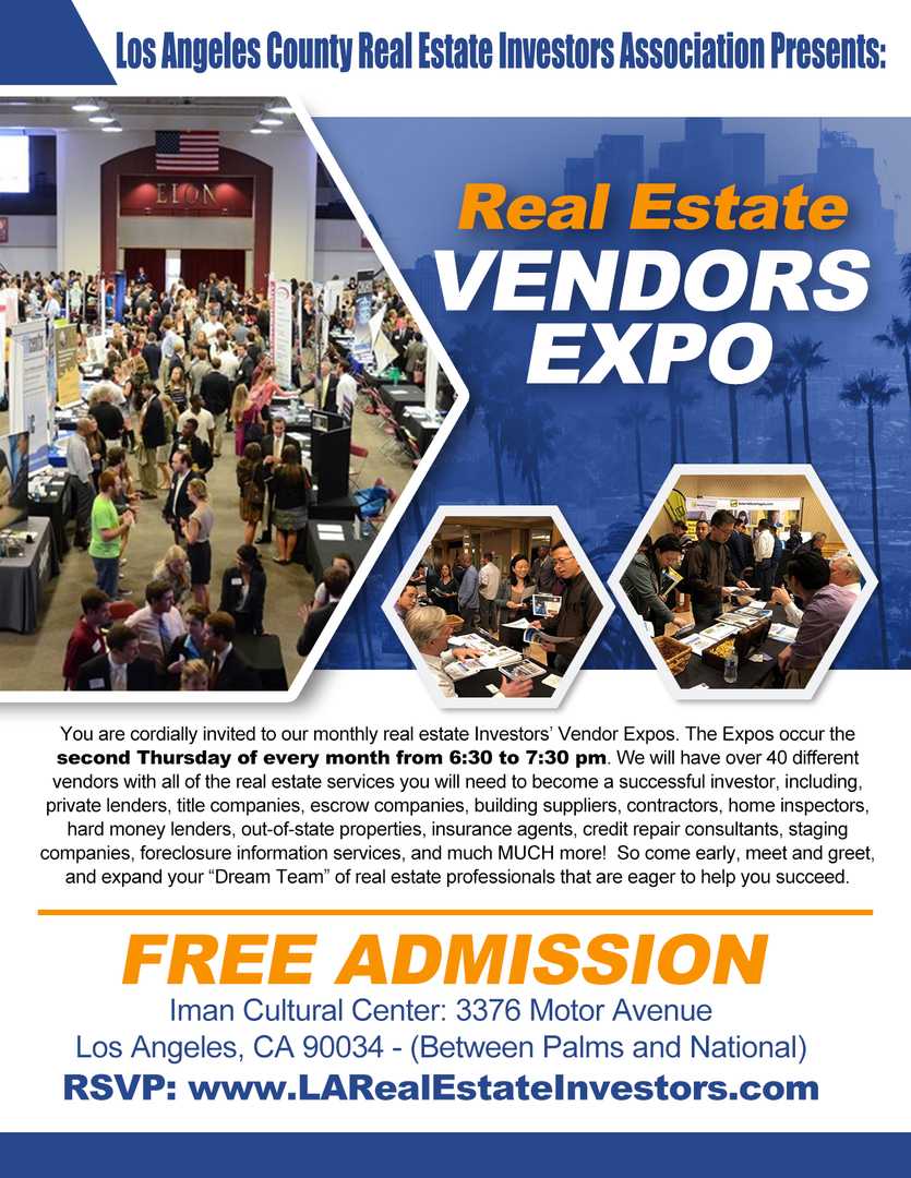 Real Estate Vendors Expo (June 8, 2023), Los Angeles, California, United States