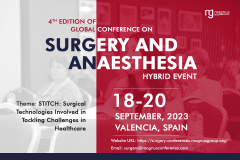4th Edition of Global Conference on Surgery and Anaesthesia