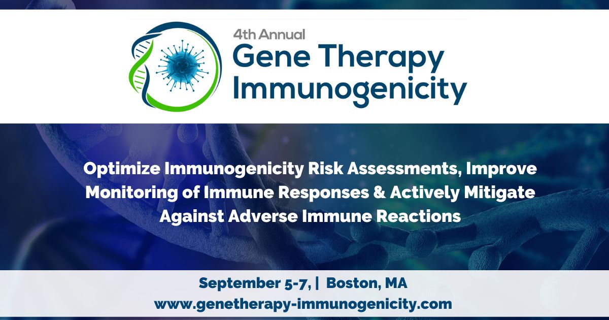 4th Annual Gene Therapy Immunogenicity Summit 2023 Conference