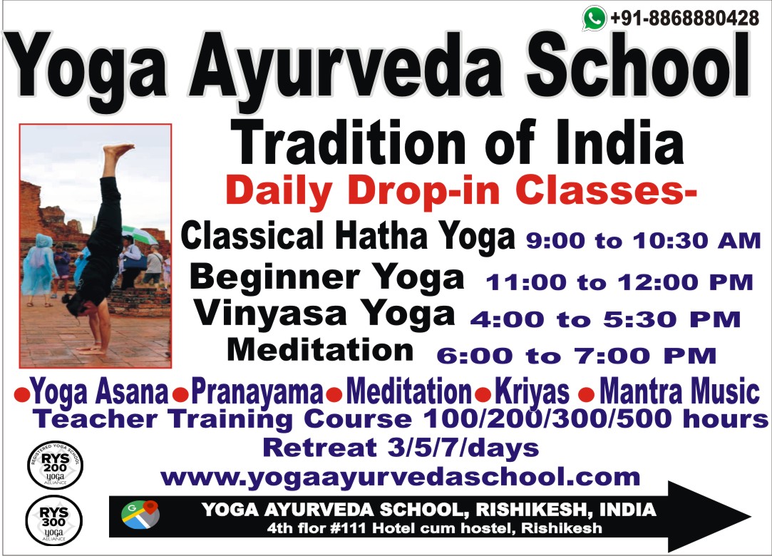 300 Hours Yoga Teacher Training in Rishikesh, India, Pauri Garhwal, Uttarakhand, India