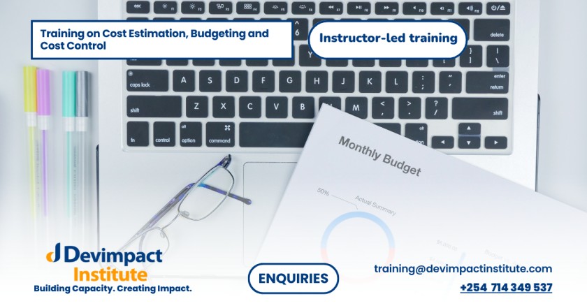 Training on Cost Estimation, Budgeting and Cost Control, Devimpact Institute, Nairobi, Kenya