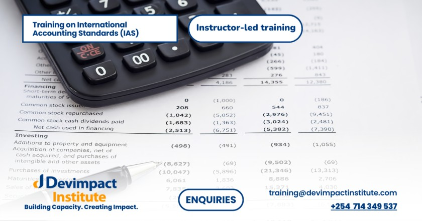 Training on International Accounting Standards (IAS), Devimpact Institute, Nairobi, Kenya
